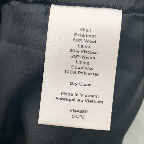 Talbots Petites Plaid Wool Blend Mini Skirt 14P - Picture 7 of 8